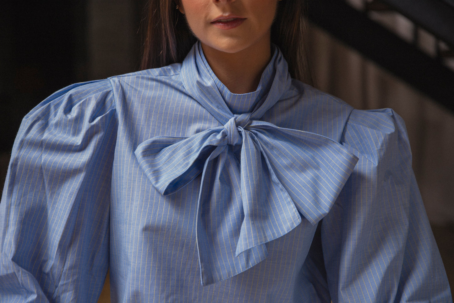 BLUSA CARMEN AZUL