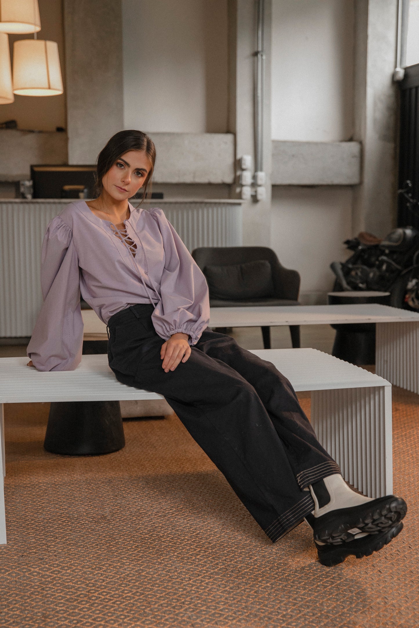 BLUSA DAKOTA BERENJENA
