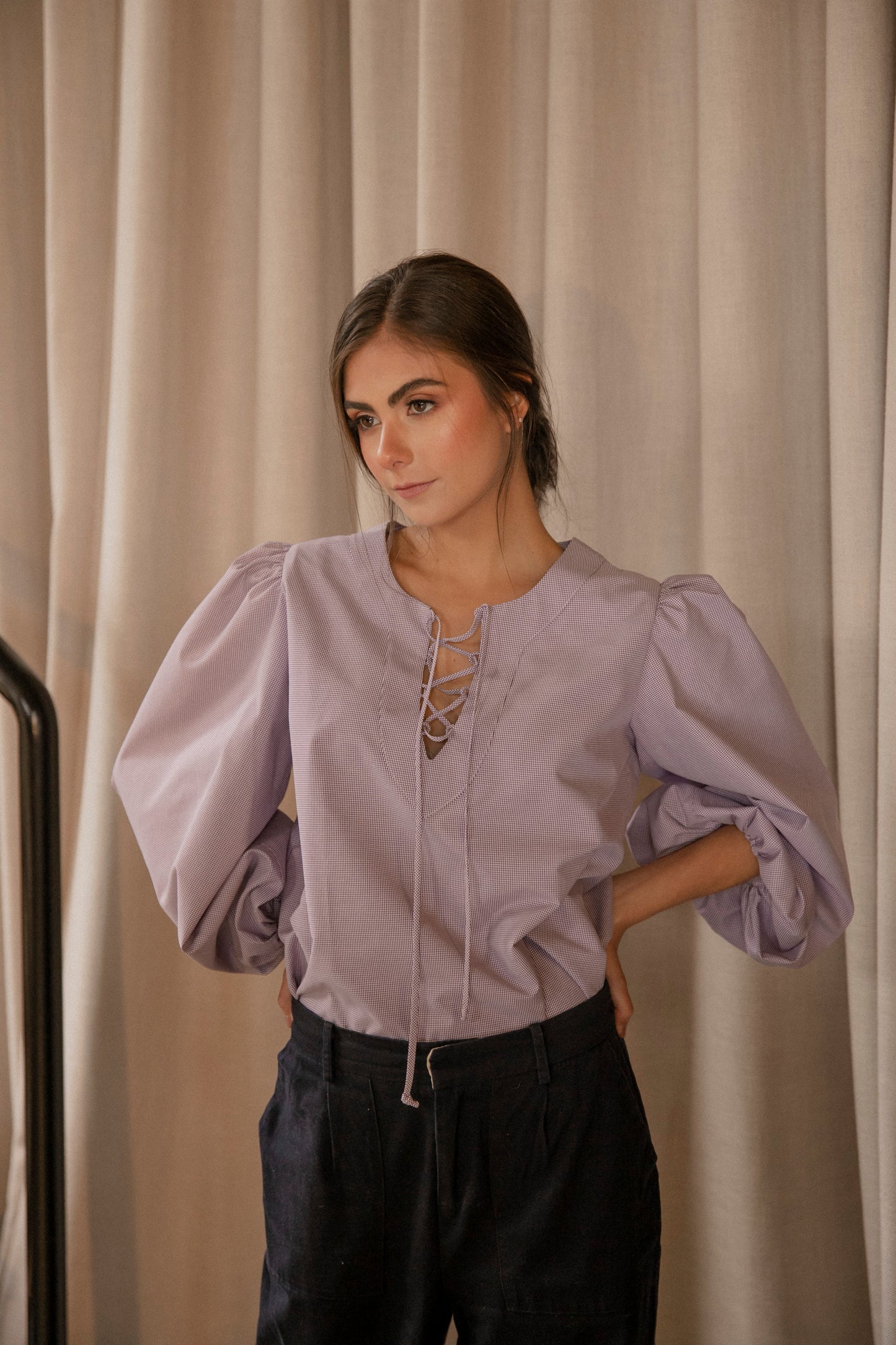 BLUSA DAKOTA BERENJENA