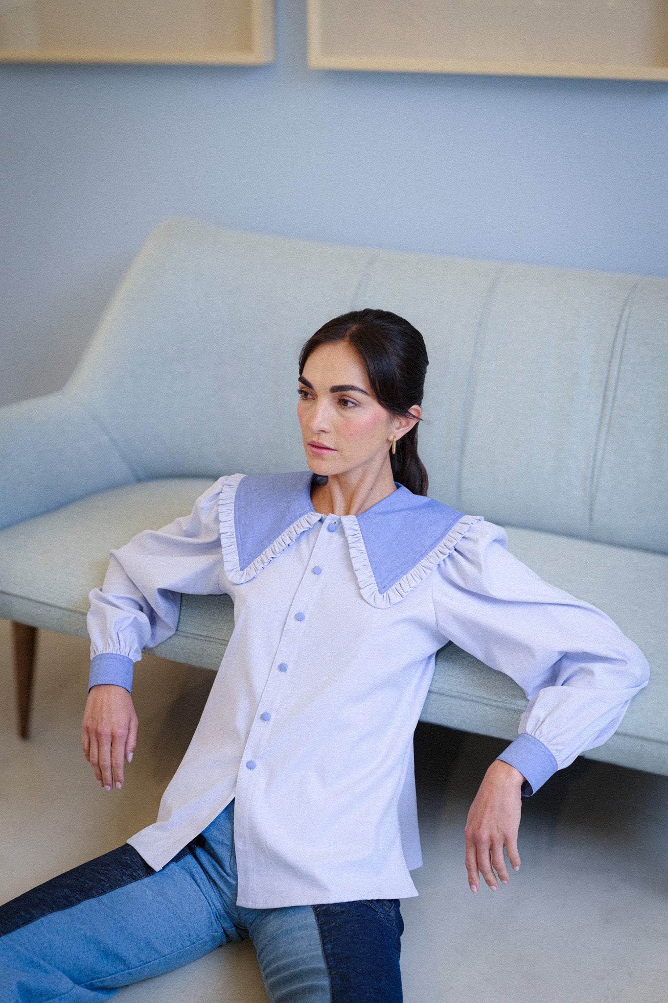 Blusa Victoria Cielo